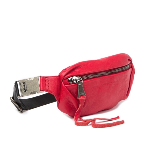 Aimee Kestenberg Bags Aimee Kestenberg Milan Leather Belt Bag In Cherry Poshmark